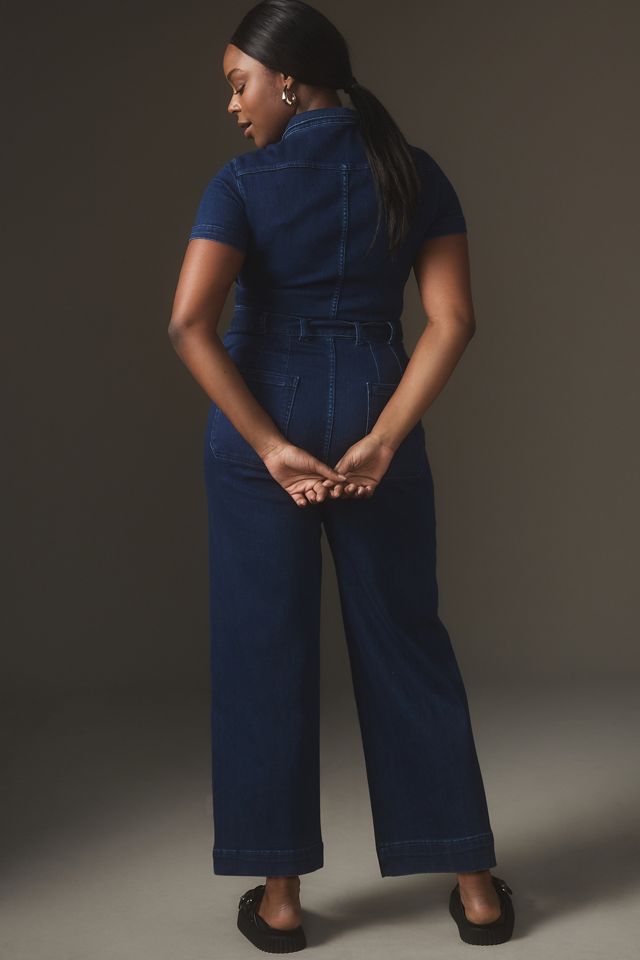 The Colette Weekend Denim Jumpsuit by Maeve #4