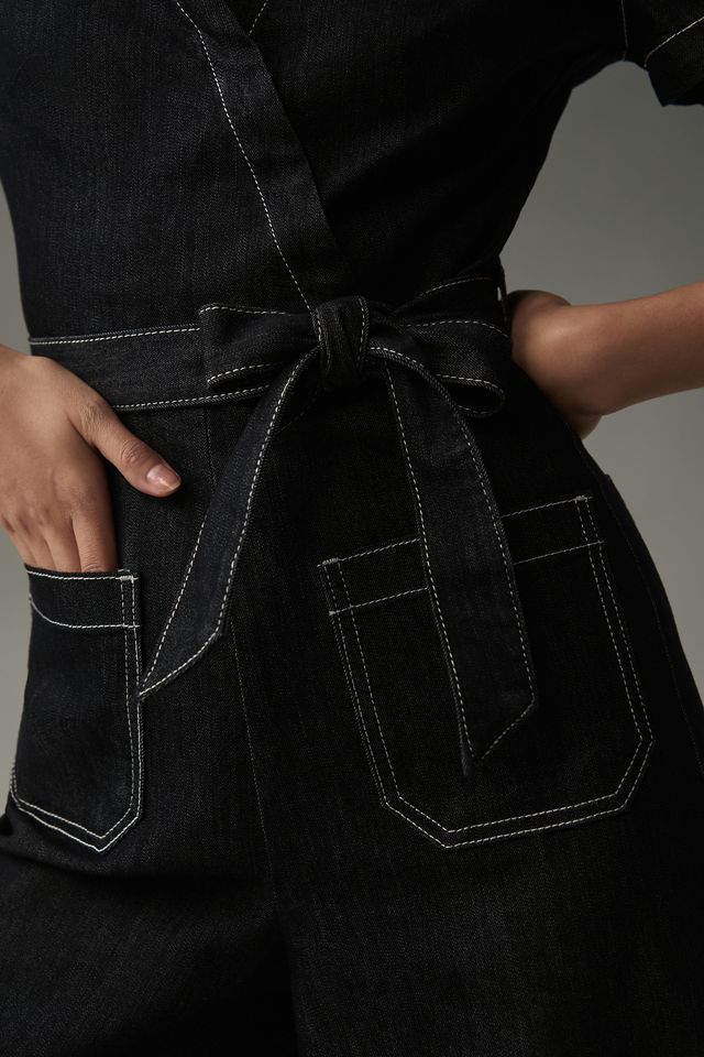 The Colette Wrap Jumpsuit by Maeve: Denim Edition #3