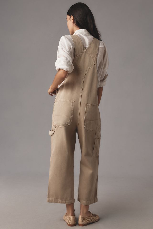 Denimist Relaxed Cropped Overalls #2