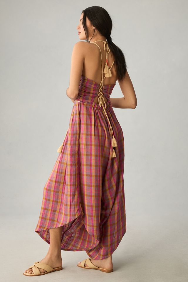 By Anthropologie Printed Harem Jumpsuit #3
