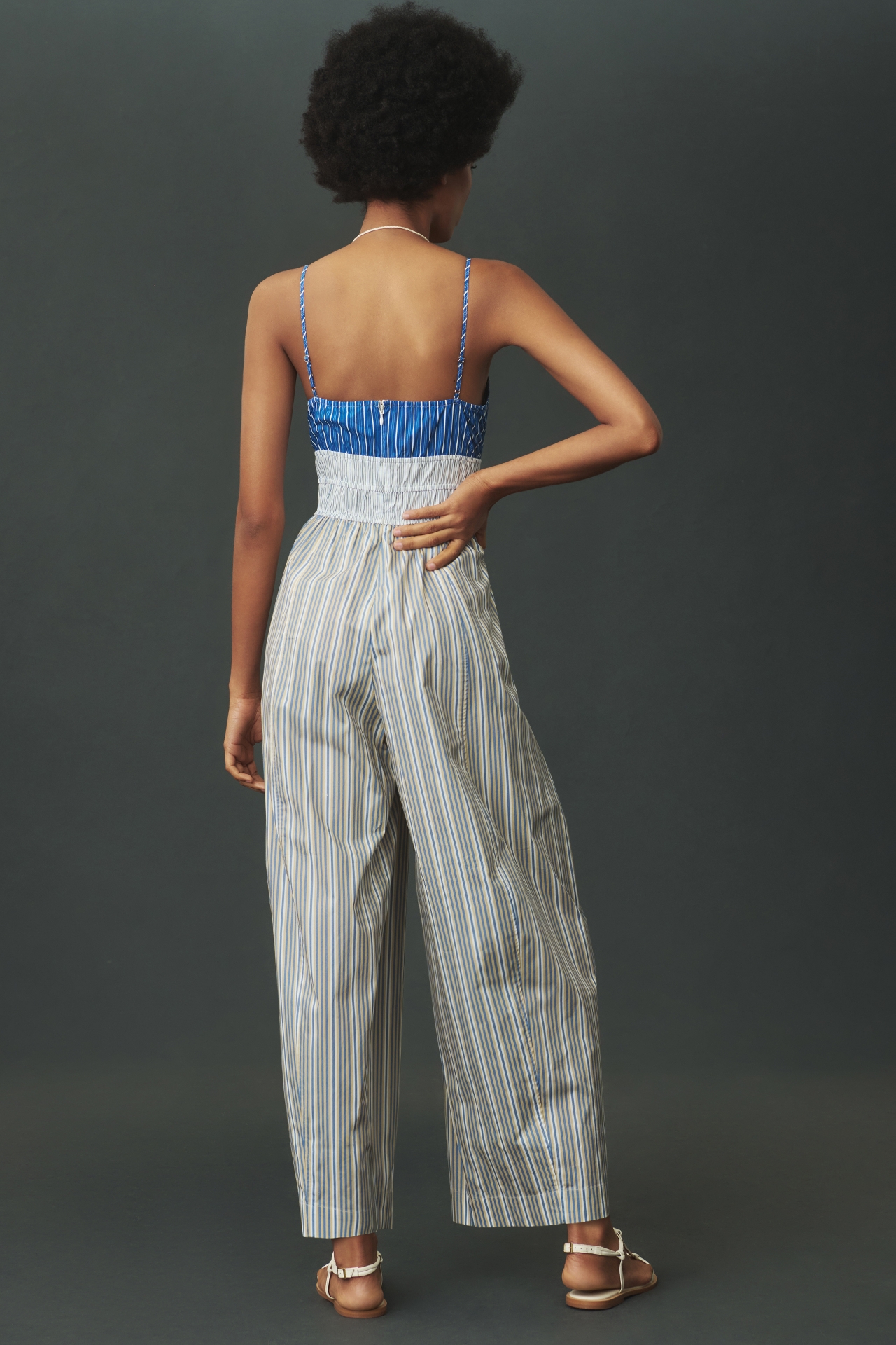 Plenty by Tracy Reese Poplin Striped Jumpsuit