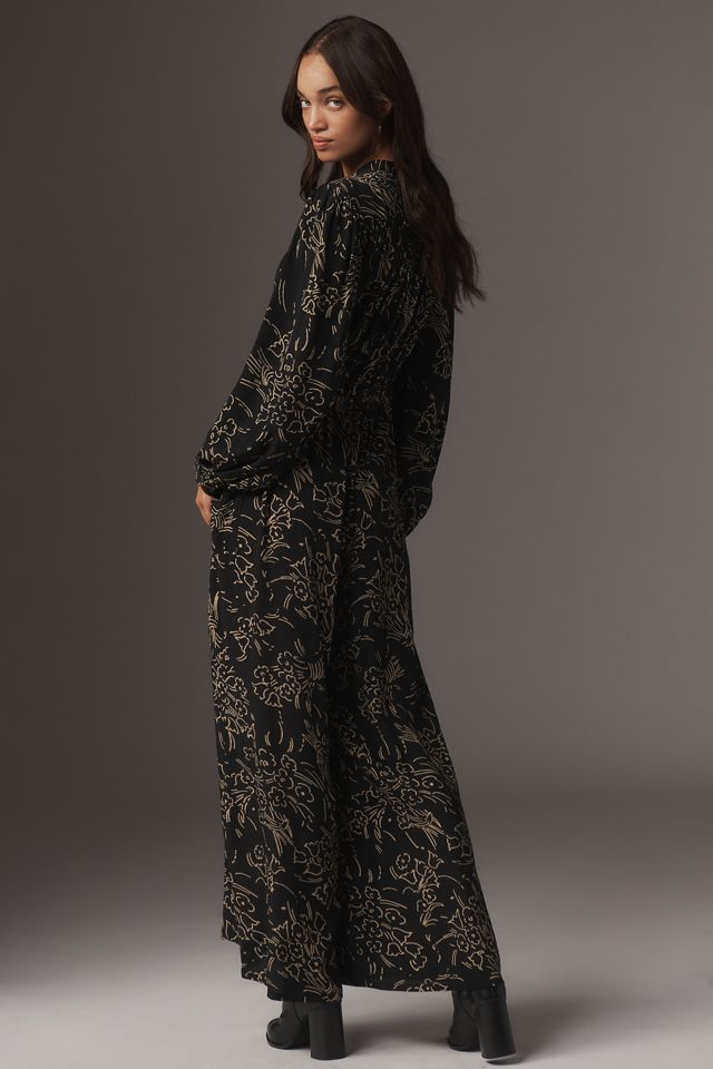 Plenty by Tracy Reese Printed Blouse Wide-Leg Jumpsuit #3