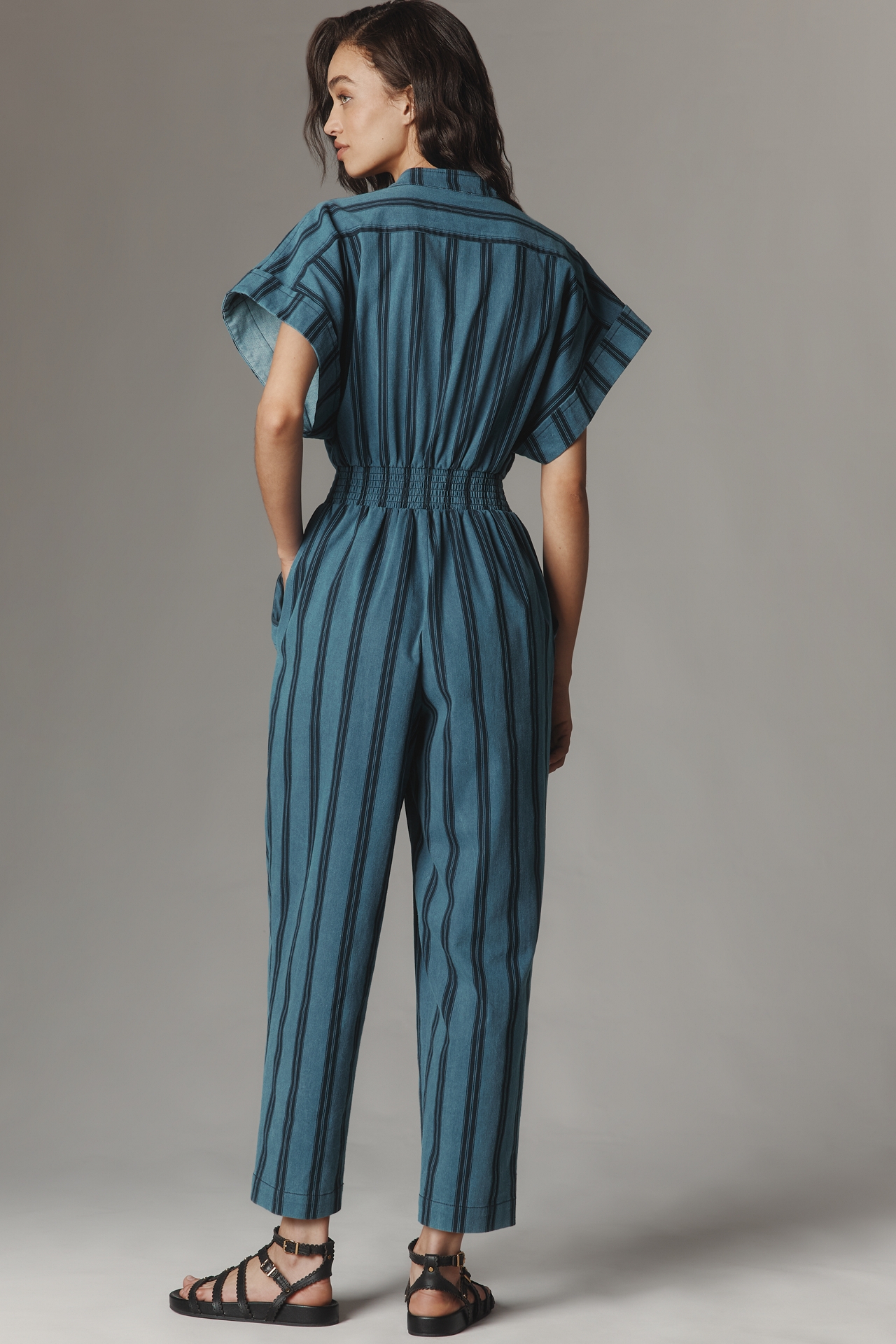 Hope for Flowers by Tracy Reese Belted Denim Jumpsuit