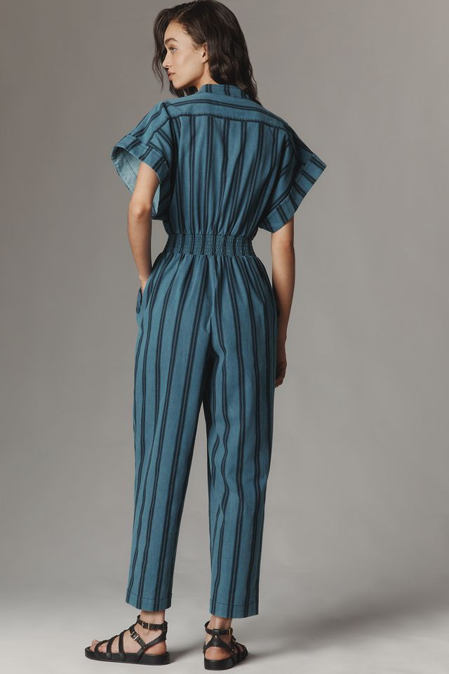 Hope for Flowers by Tracy Reese Belted Denim Jumpsuit | Anthropologie