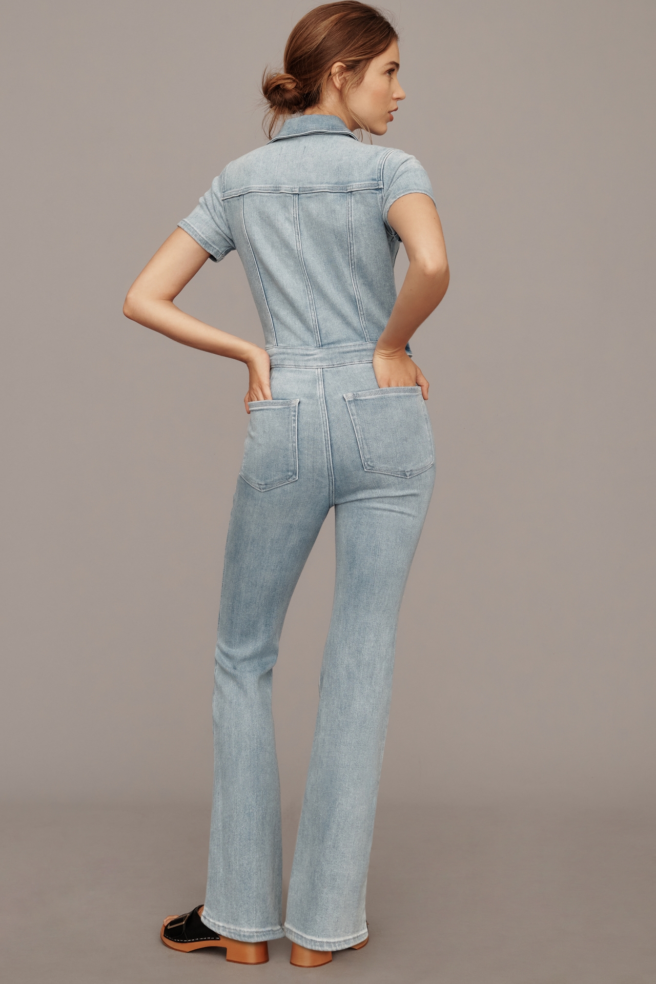 Good American Petite Fit For Success Bootcut Jumpsuit