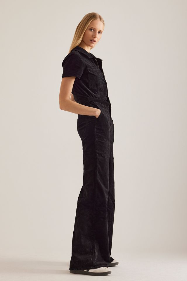 Good American Corduroy Palazzo Jumpsuit #1