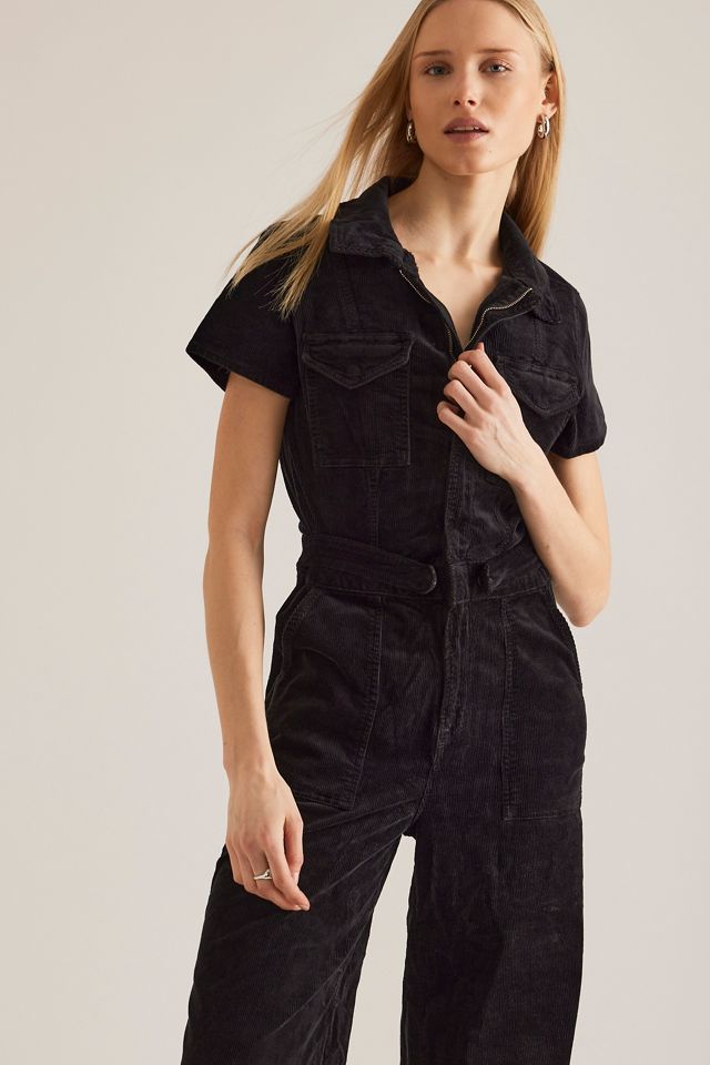 Good American Corduroy Palazzo Jumpsuit #2