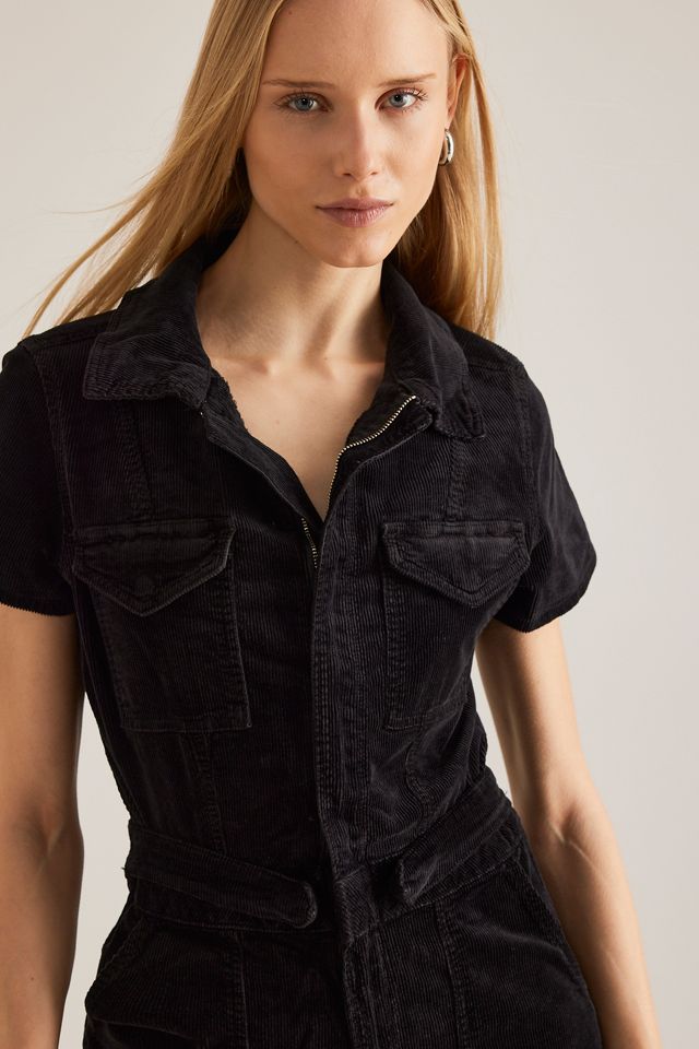 Good American Corduroy Palazzo Jumpsuit #3