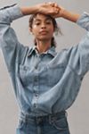 Good American Denim Shirt Jumpsuit