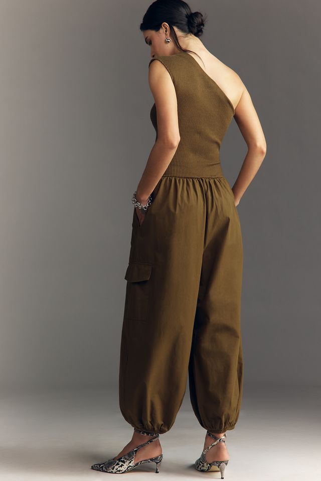 By Anthropologie Asymmetrical Twofer Jumpsuit | Anthropologie
