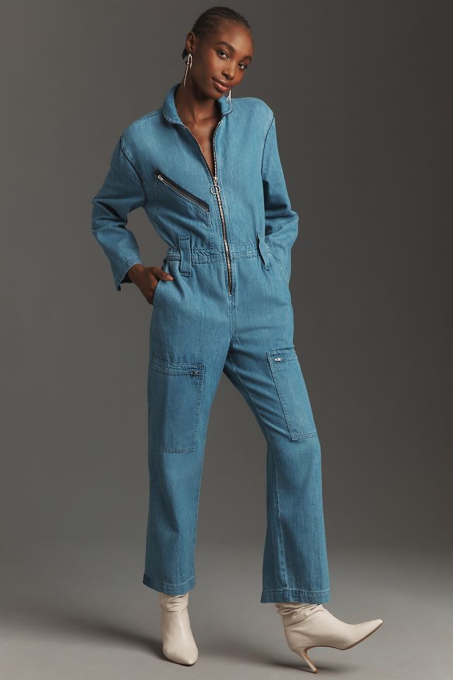 Seventy + Mochi Amelia All-in-One Denim Jumpsuit