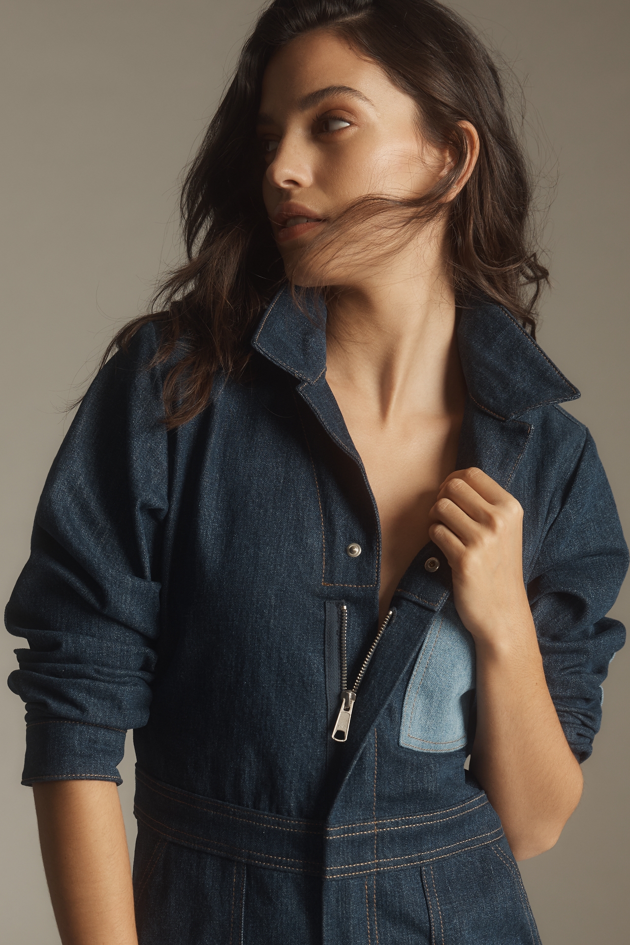 Seventy + Mochi Indie All-In-One Denim Jumpsuit