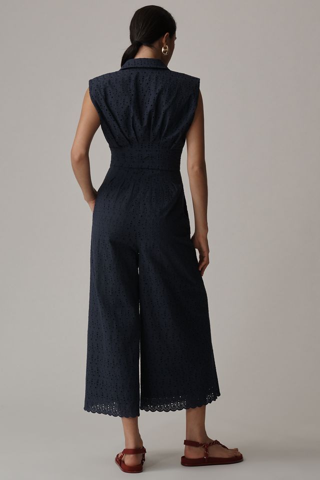 Exquise Fiona Eyelet Jumpsuit #1