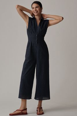 Exquise Fiona Eyelet Jumpsuit
