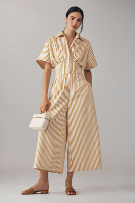 The Tobie Pleated Jumpsuit by , taille: XS chez Anthropologie - Exquise - Modalova