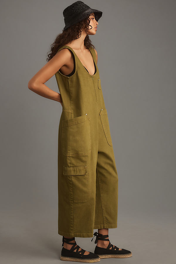 Pilcro The Djerf Jumpsuit By  In Green