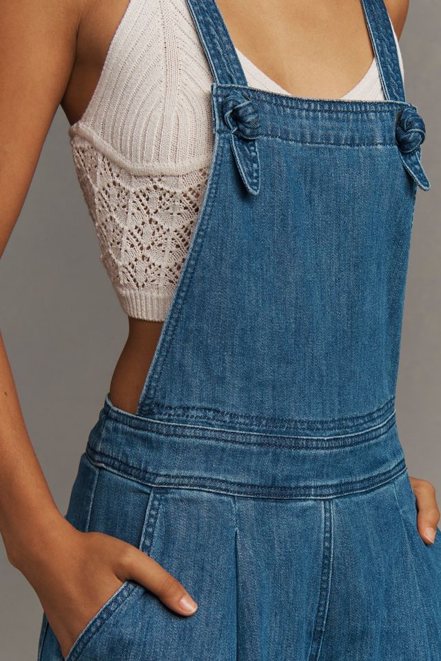 Maeve Pinafore Denim Jumpsuit #1