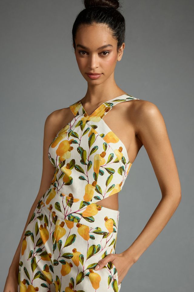 Farm Rio Halter Cutout Wide-Leg Jumpsuit #2