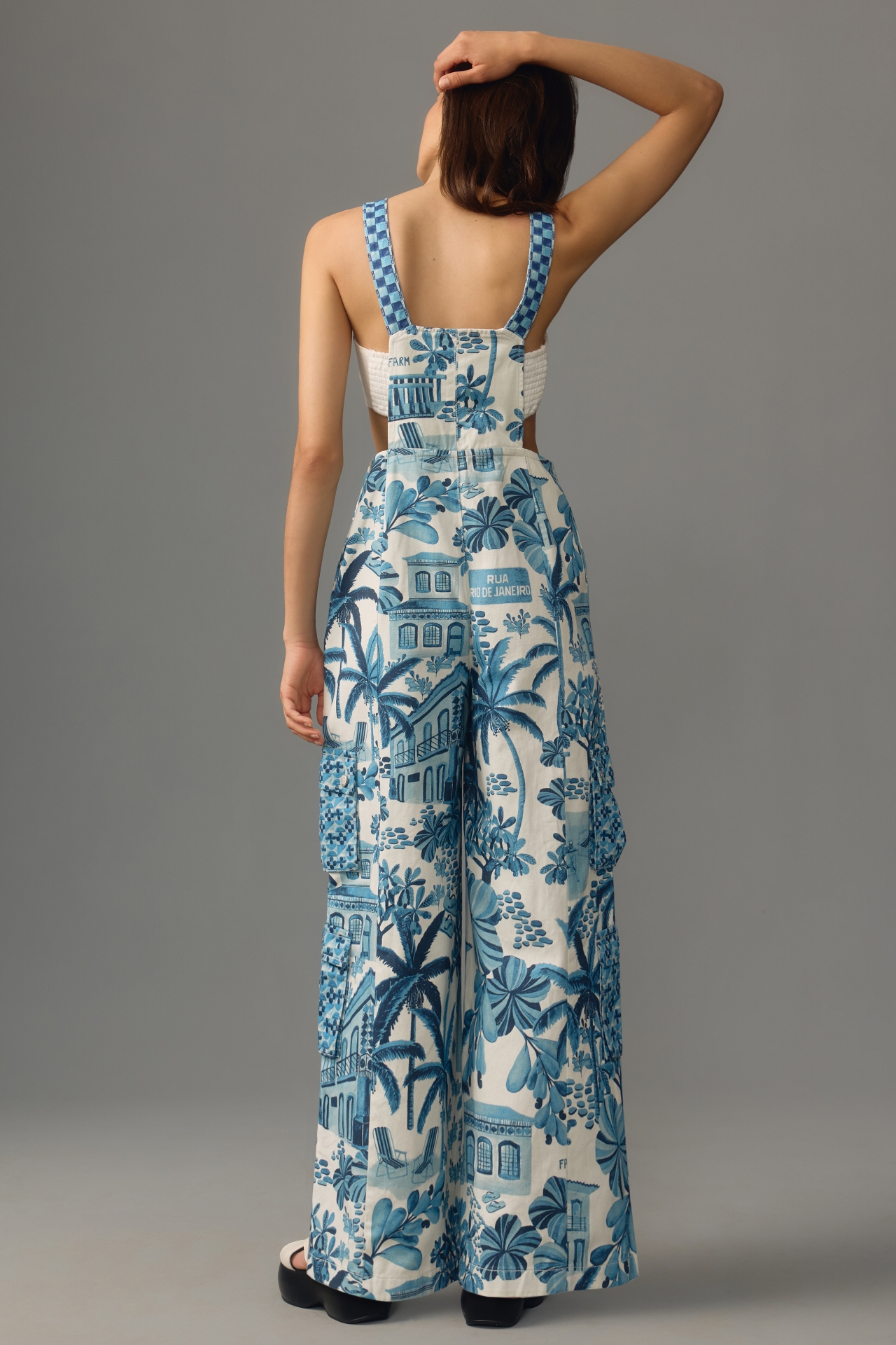 Farm Rio x Anthropologie Printed Overalls