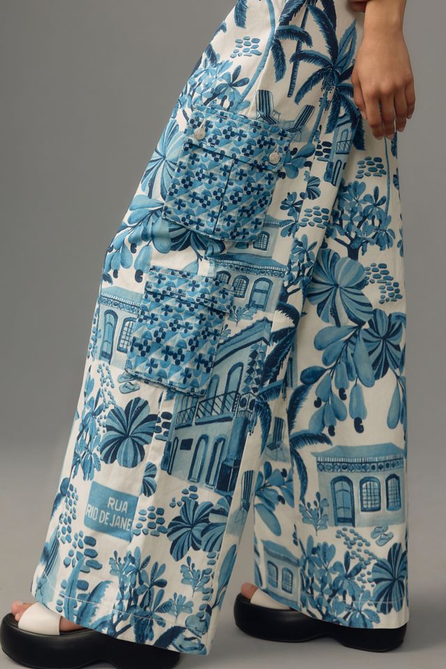 Farm Rio x Anthropologie Printed Overalls #3