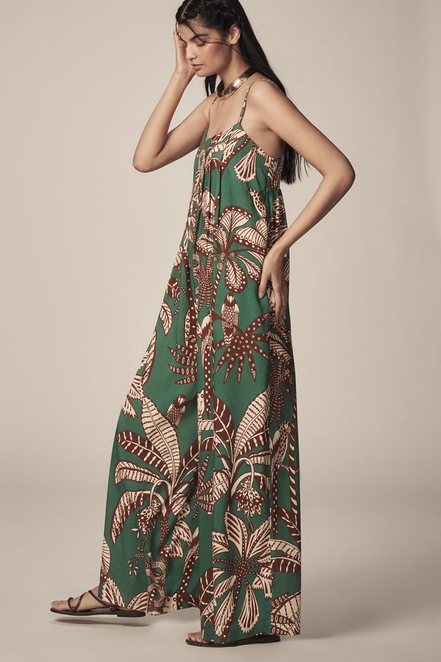 Farm Rio x Anthropologie Waistless Printed Jumpsuit #3