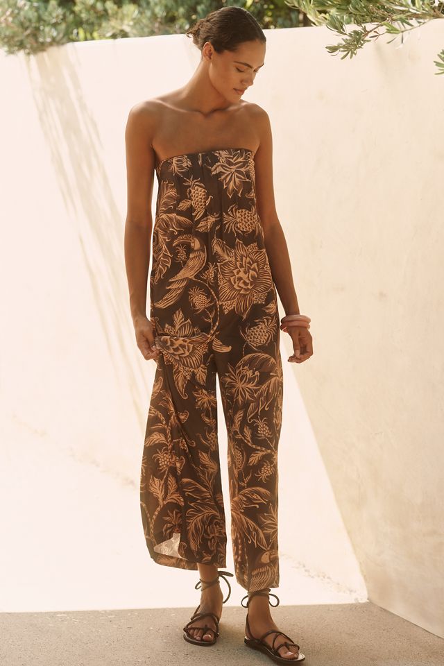 Farm Rio x Anthropologie Strapless Waistless Jumpsuit #3