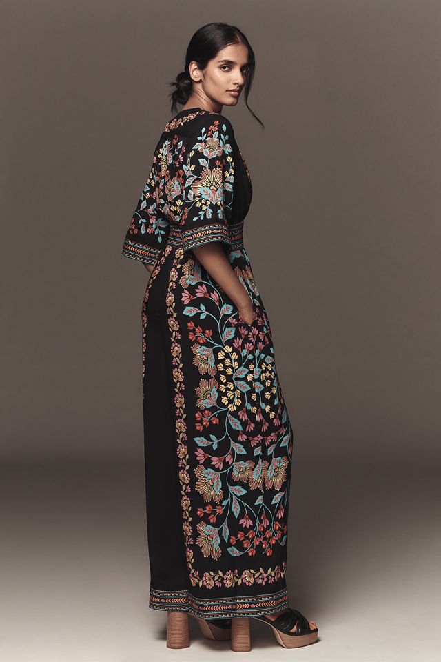 Farm Rio x Anthropologie Printed V-Neck Jumpsuit #2