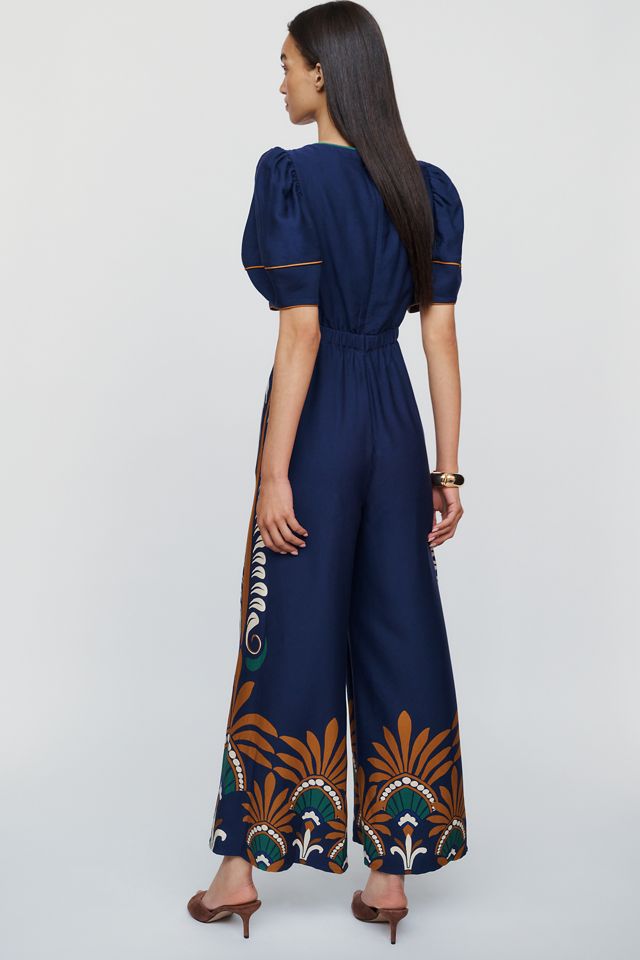 Farm Rio x Anthropologie Patterned Jumpsuit #3