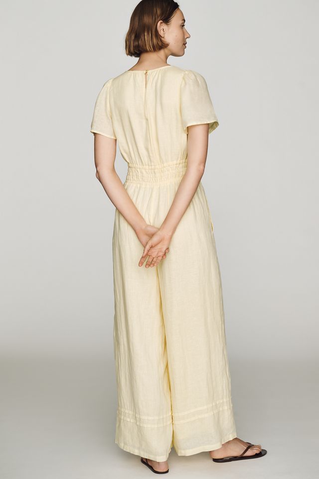 Somerset Linen Wide-Leg Jumpsuit #3