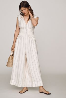 By Anthropologie Tommie Linen Jumpsuit