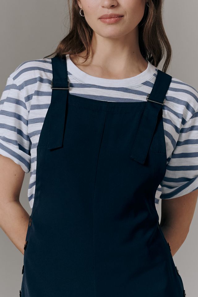 Maeve Tailored Pinafore Wide Leg Jumpsuit #1