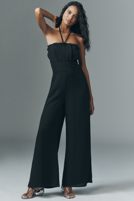 Linen Halter Jumpsuit