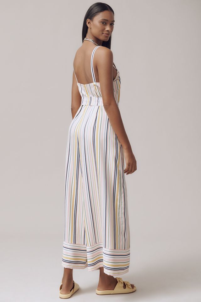 Maeve Easy Sleeveless Shirting Jumpsuit #2