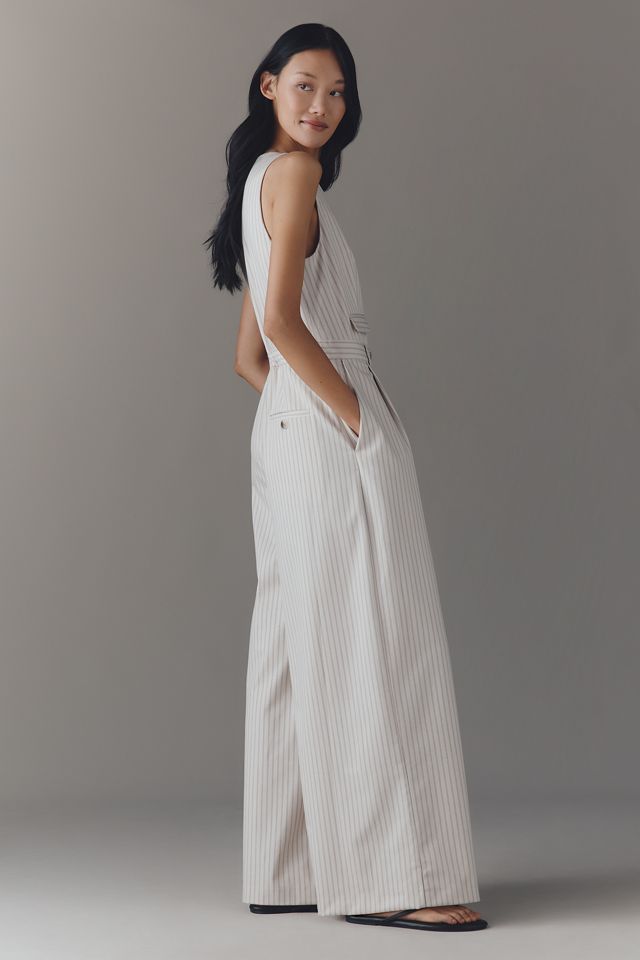 Avery Wide-Leg Pleated Jumpsuit by Maeve #2