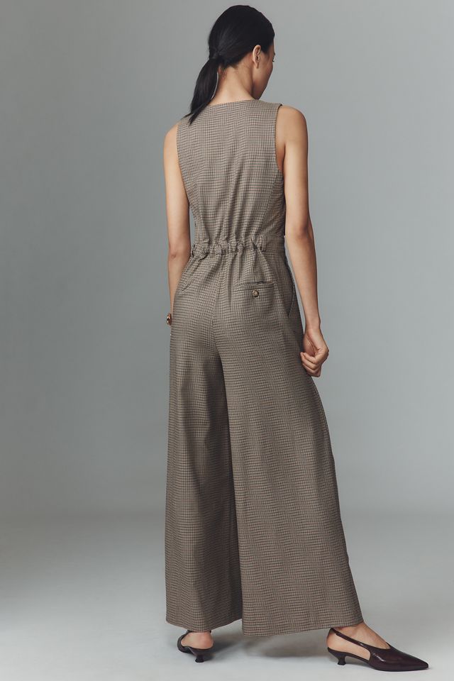 The Avery Wide-Leg Pleated Jumpsuit by Maeve #2