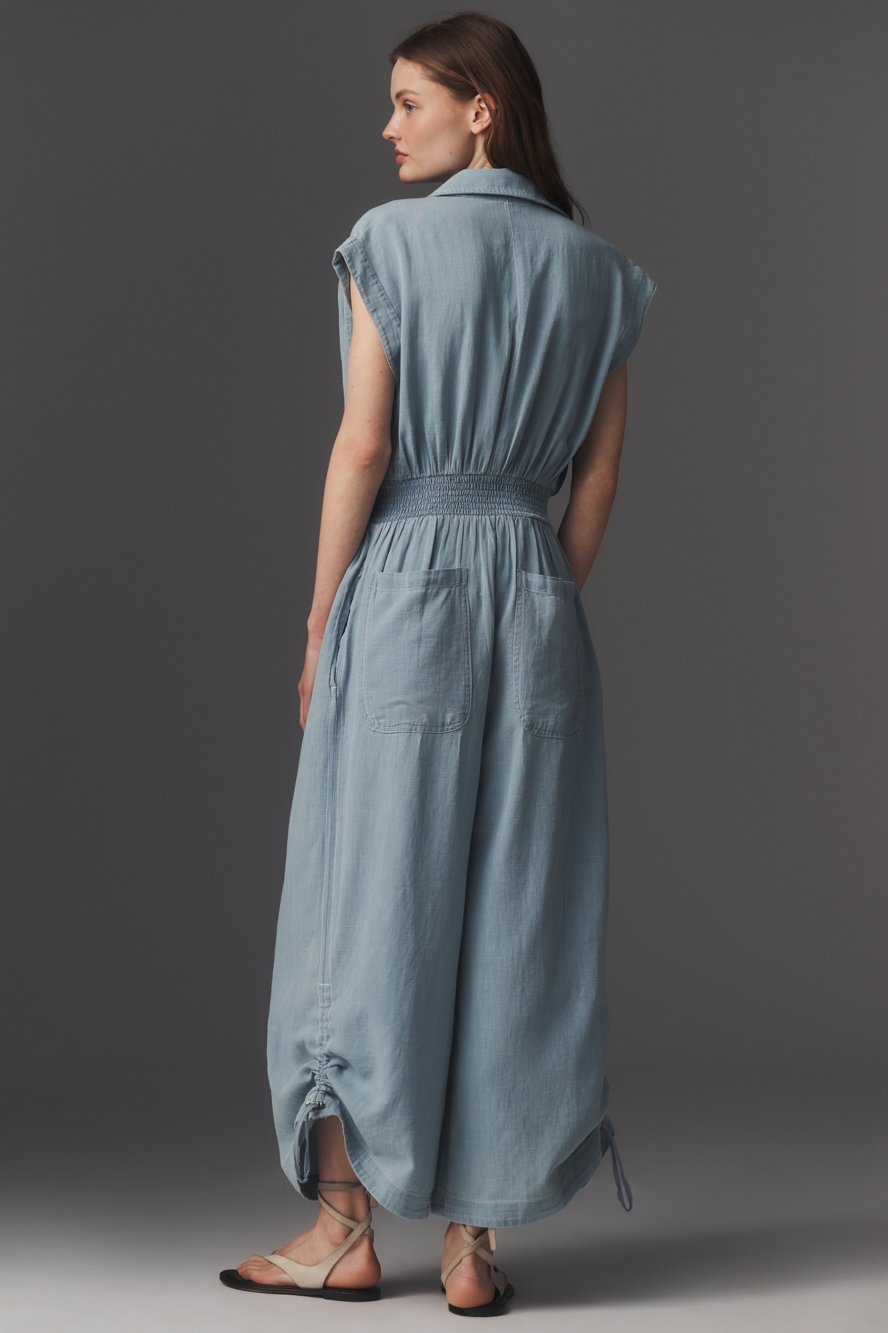 100% Cotton Wide Leg Jumpsuit