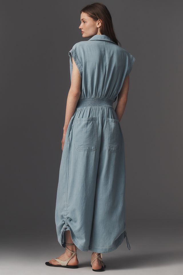 100% Cotton Wide Leg Jumpsuit #1
