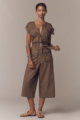 Maeve Sleeveless Layered Babydoll Romper
