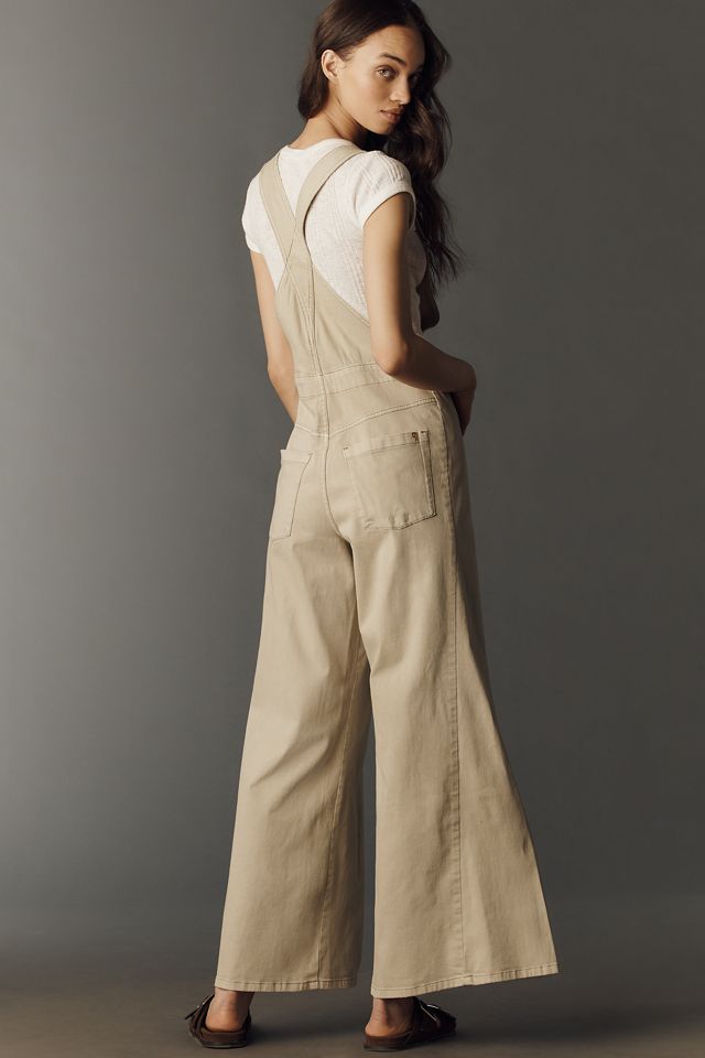 Pilcro Adi Flare Denim Overalls | Anthropologie