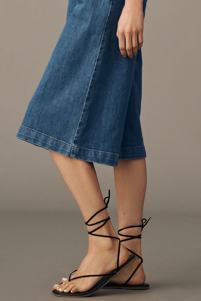Pilcro Culotte Denim Jumpsuit #4