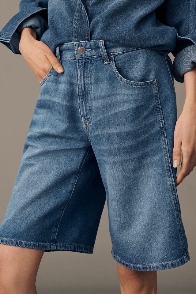 AG Thalia Denim Long Shorts #1