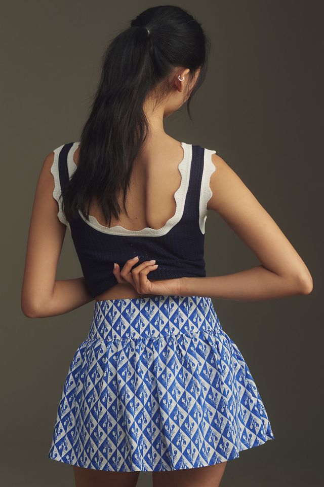 Corey Lynn Calter Linen Yoked Shorts | Anthropologie