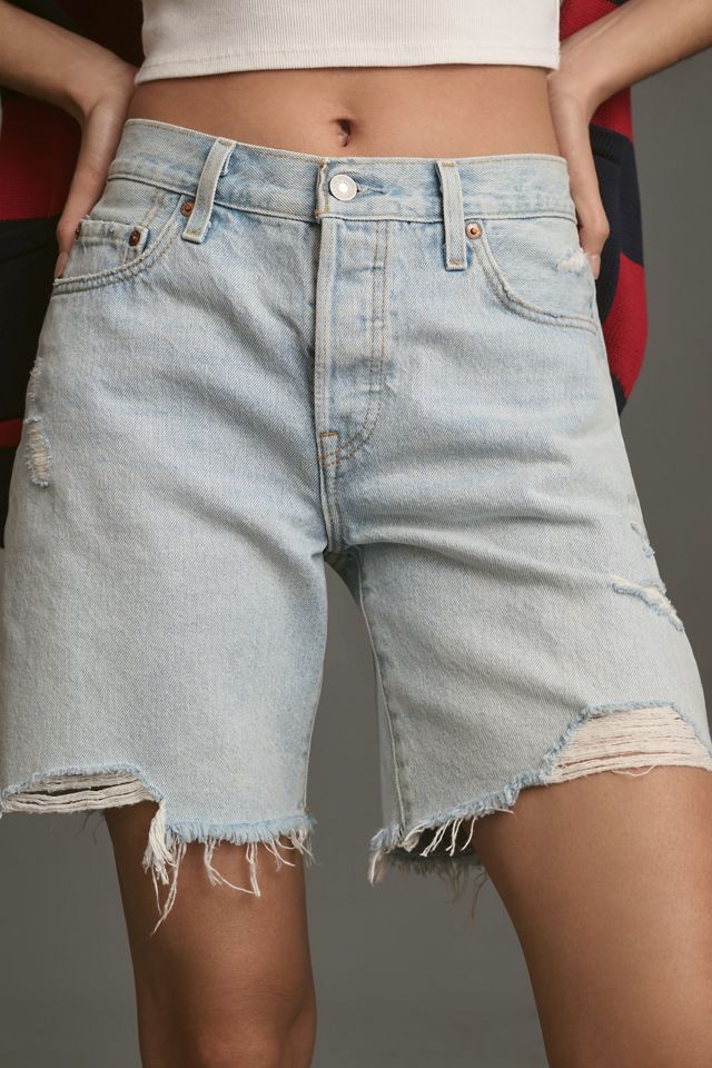 Levi's 501 Mid-Thigh Denim Shorts #2