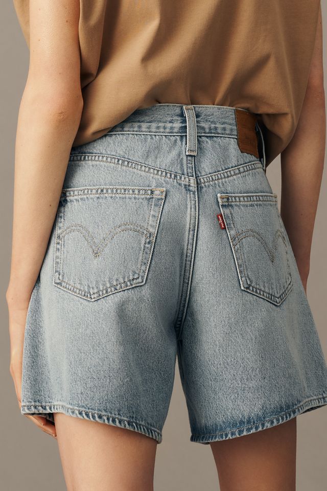 Levi's 100% Cotton High-Rise Baggy Shorts #2