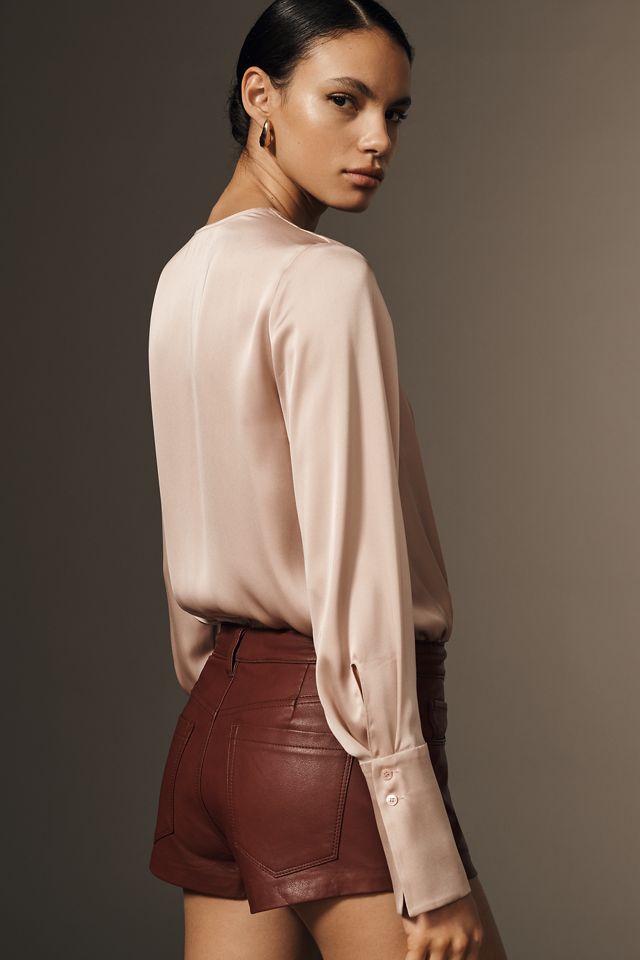 Bl-nk Rock Star Faux-Leather Shorts #2