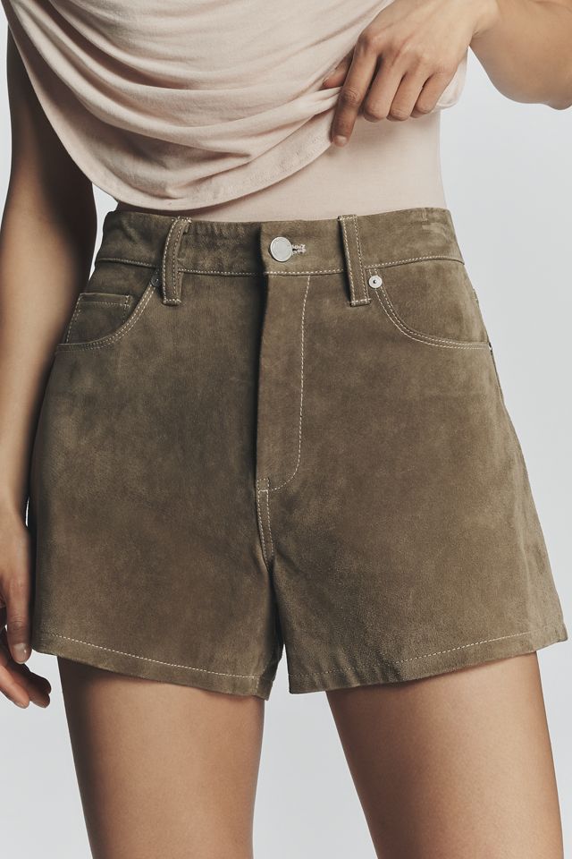 BLANKNYC Pickle Suede Shorts | Anthropologie