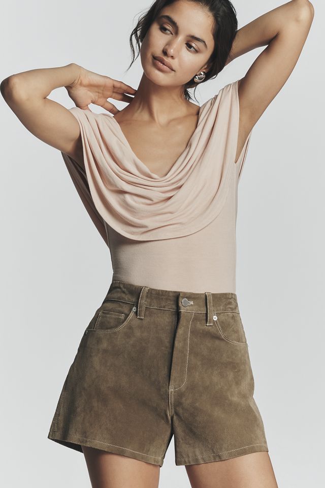 BLANKNYC Pickle Suede Shorts | Anthropologie