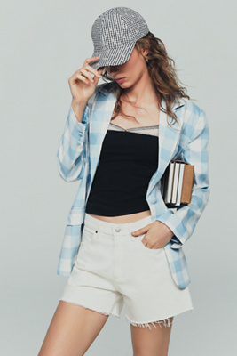 Archie High-Rise Denim Cut-Off Shorts