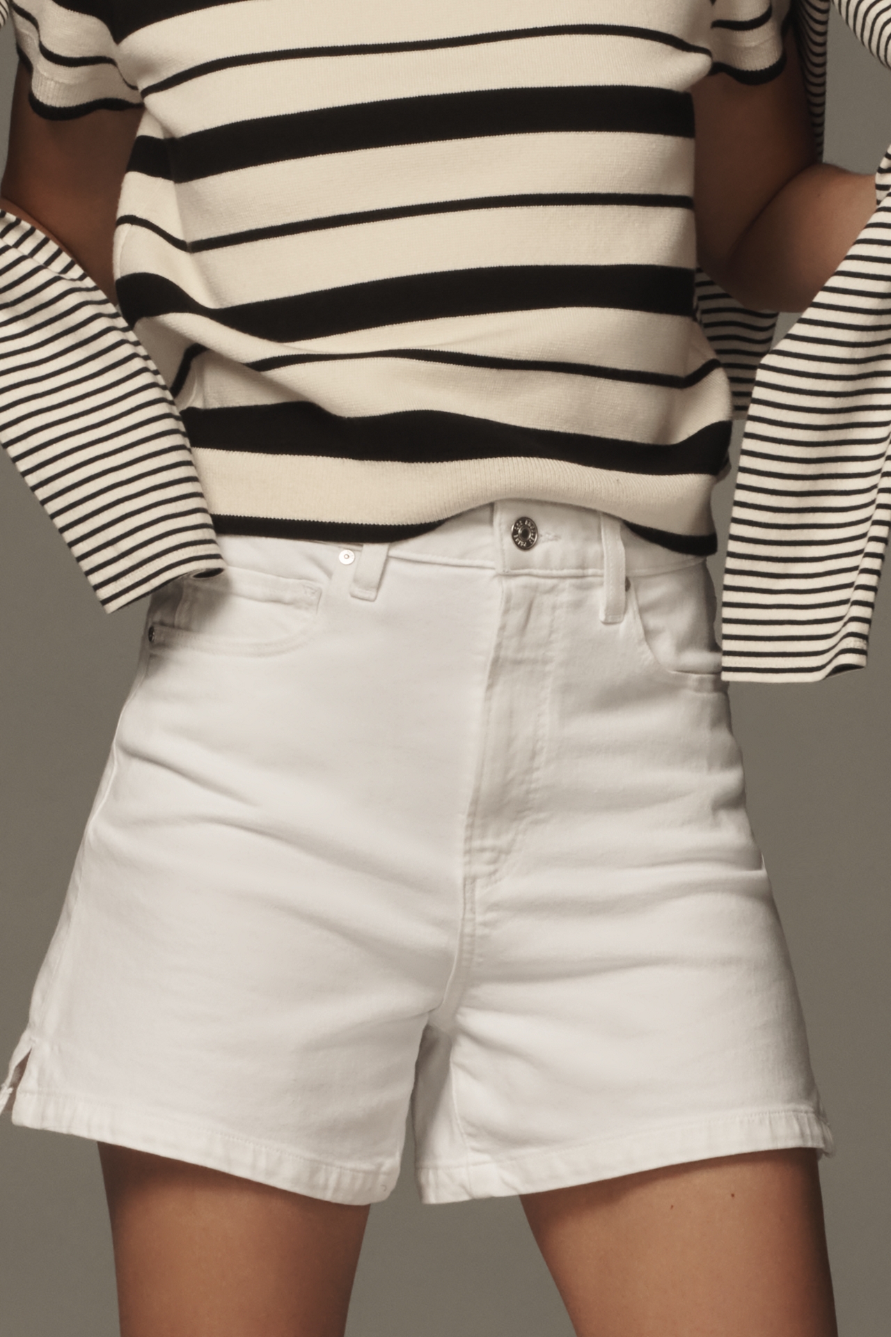 PAIGE Dani High-Rise Denim Shorts