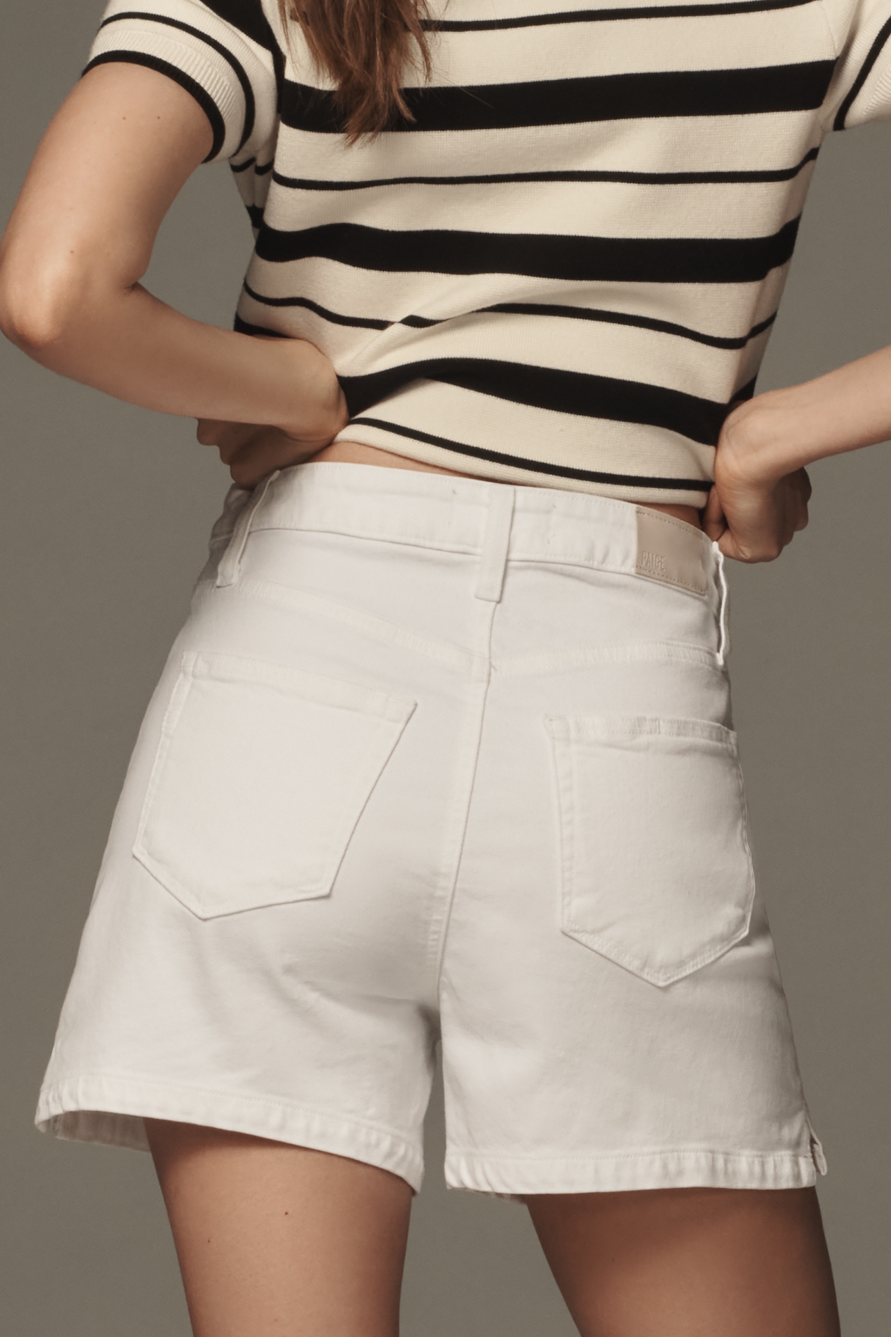 PAIGE Dani High-Rise Denim Shorts